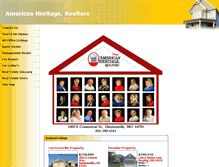 Tablet Screenshot of americanheritage-realtors.com